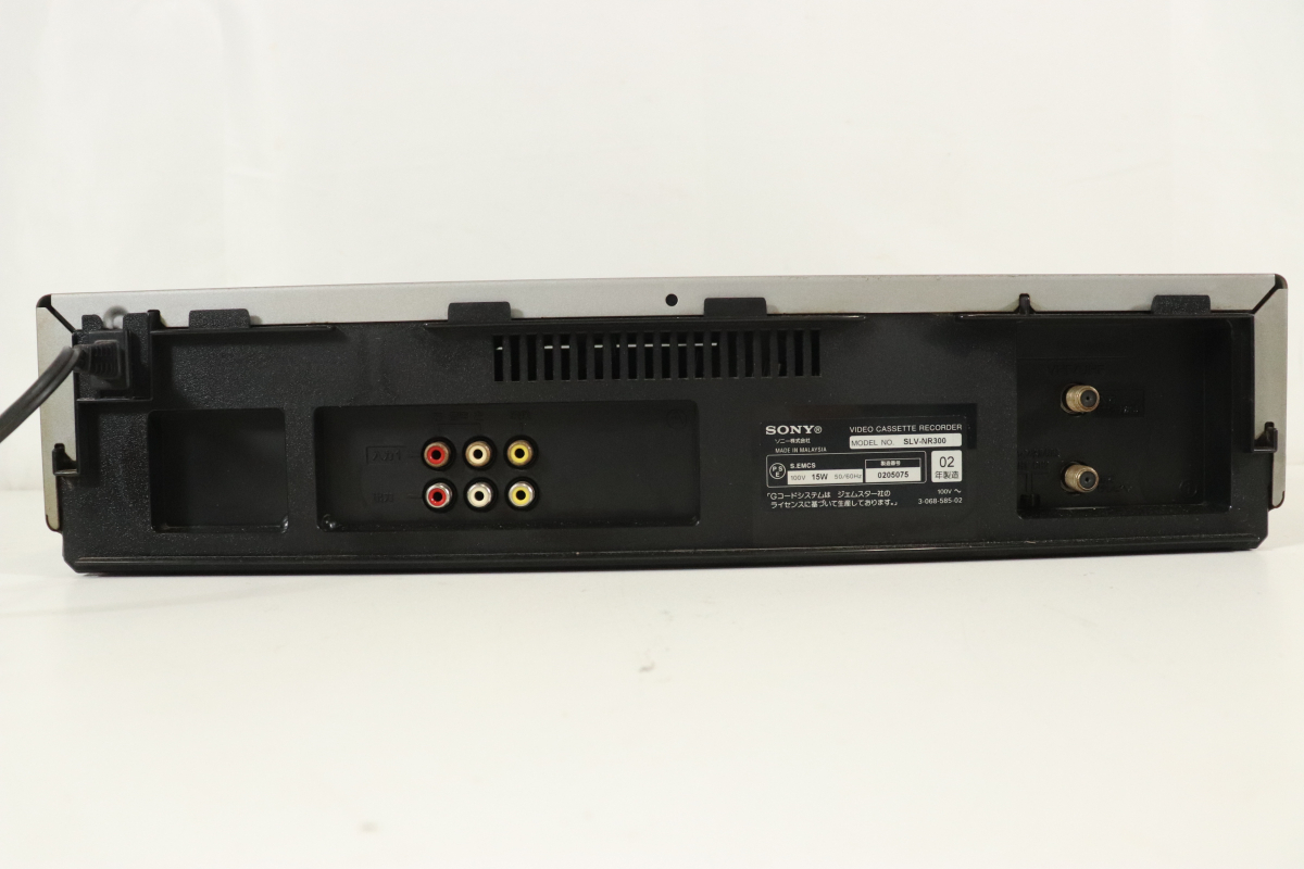 動作OK】SONY SLV-NR300 ソニー VHS ビデオ カセットレコーダー 動作OK】SONY SLV-NR300 ソニー VHS ビデオ カセットレコーダー