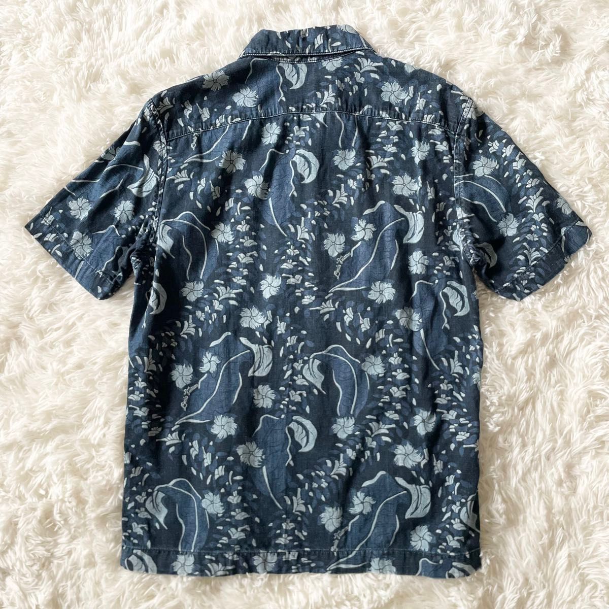未使用級 現行 LOUIS VUITTON ルイヴィトン デニムシャツ 花柄 未使用級 現行 LOUIS VUITTON ルイヴィトン デニムシャツ 花柄