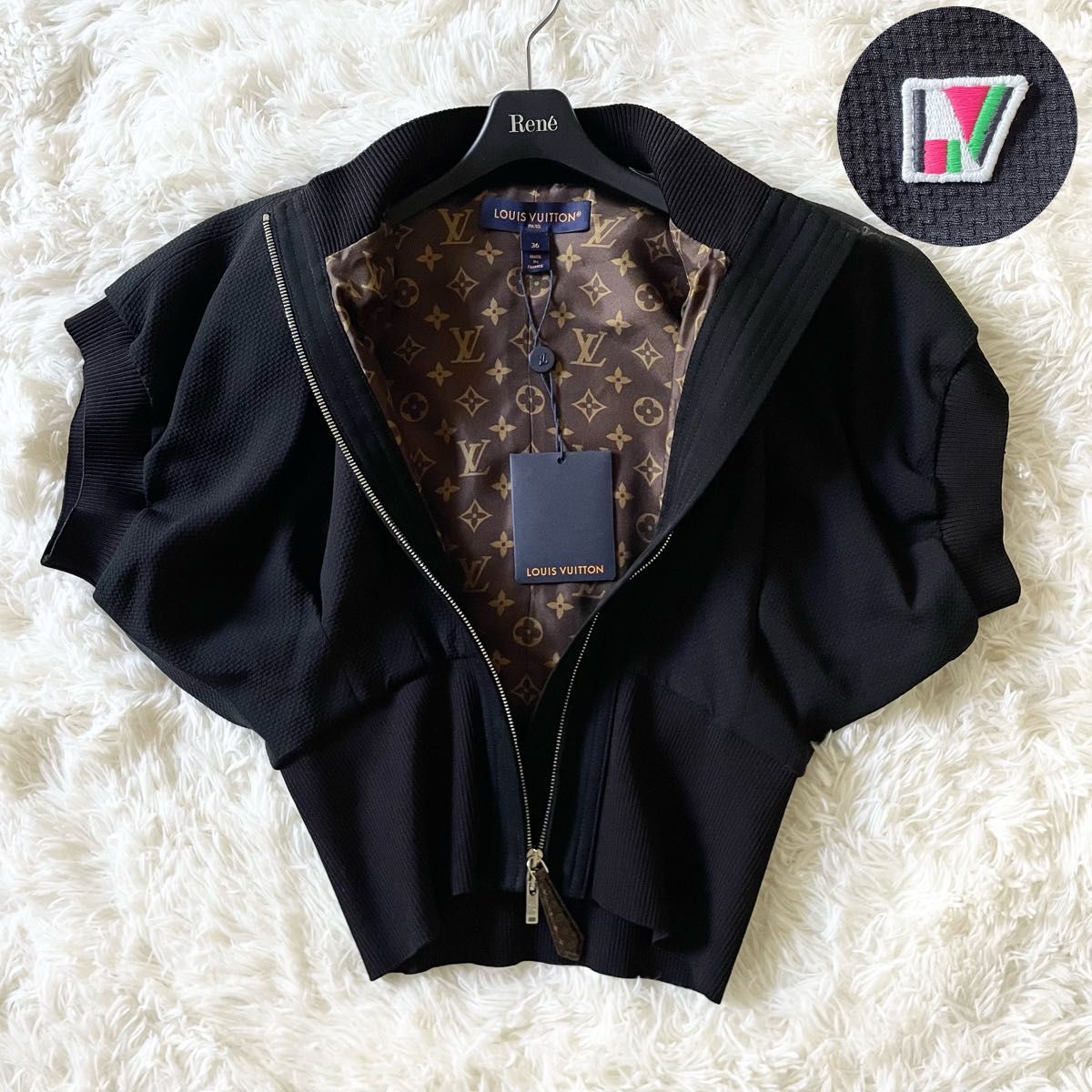 新品タグ付き LOUIS VUITTON ルイヴィトン ブルゾン モノグラム 新品タグ付き LOUIS VUITTON ルイヴィトン ブルゾン モノグラム