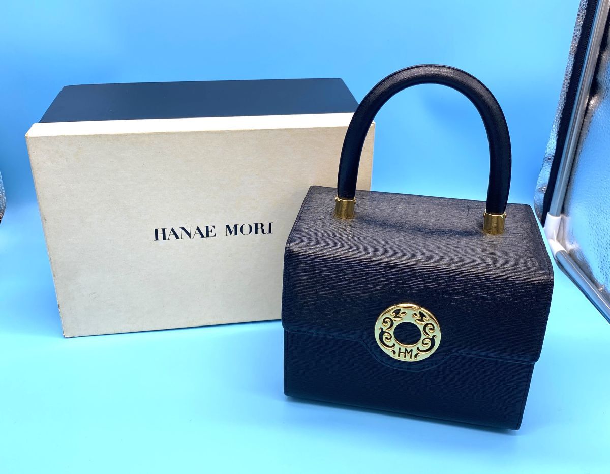 21994Z】中古現状品 HANAE MORI ハナエモリ サークルロゴ 21994Z】中古現状品 HANAE MORI ハナエモリ サークルロゴ