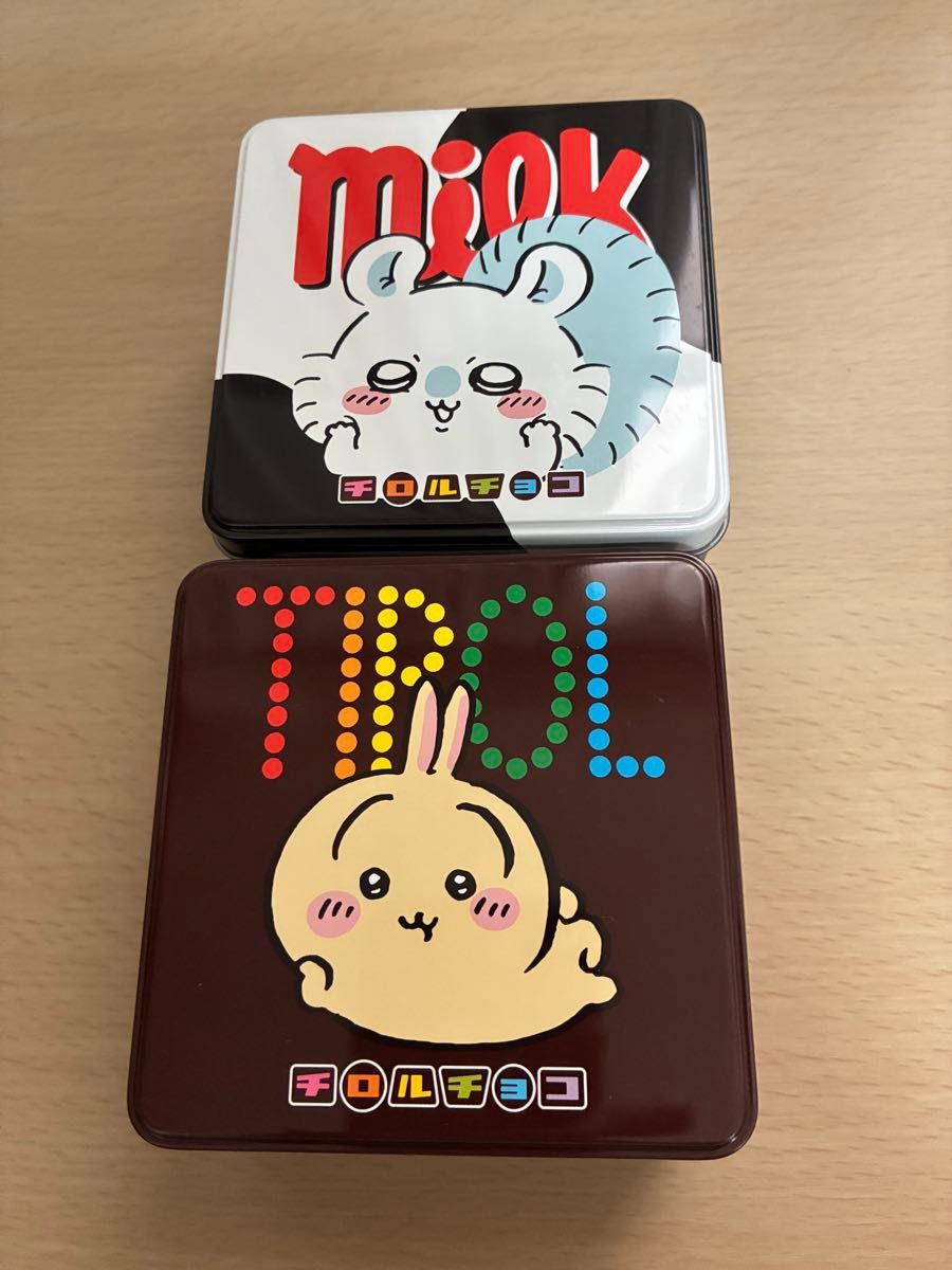 ちいかわ チロルチョコ缶 2缶セット(中身無し)|Yahoo!フリマ ちいかわ チロルチョコ缶 2缶セット(中身無し)|Yahoo!フリマ