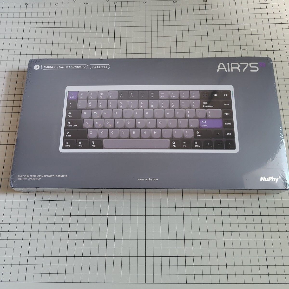 新品】 nuphy air75 he ラピッドトリガー ゲーミングキーボード 新品】 nuphy air75 he ラピッドトリガー ゲーミングキーボード