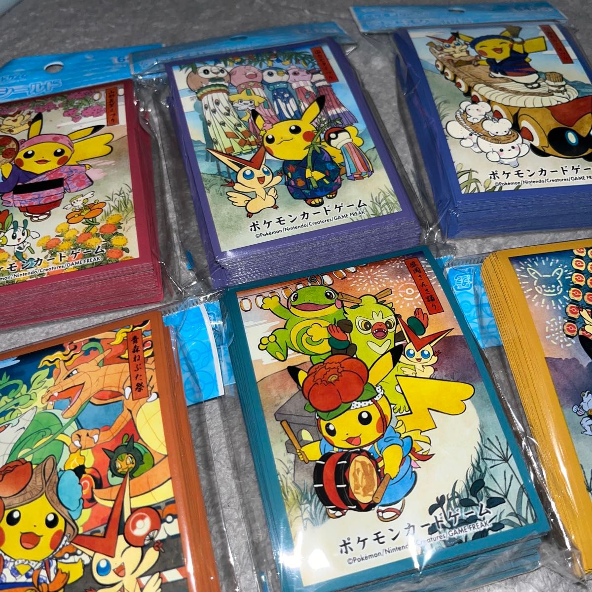 ポケモンセンタートウホク ポケモンカード デッキシールド 6種 ポケモンセンタートウホク ポケモンカード デッキシールド 6種