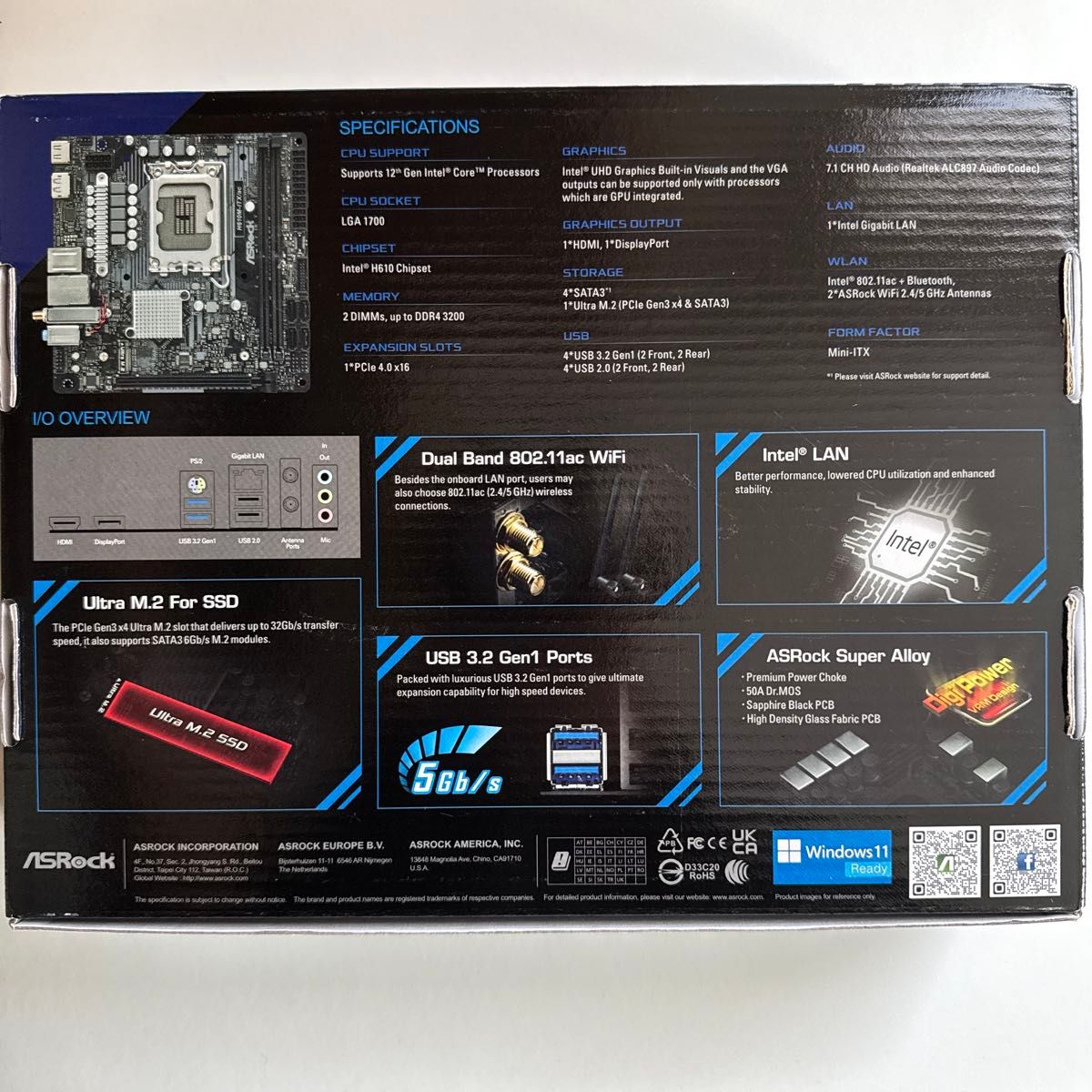 ASRock H610M-ITX マザーボード LGA1700 itx|Yahoo!フリマ(旧 ASRock H610M-ITX マザーボード LGA1700 itx|Yahoo!フリマ(旧