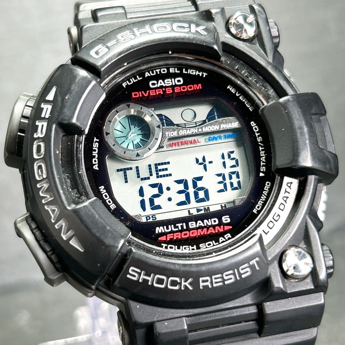 超美品 CASIO カシオ G-SHOCK ジーショック FROGMAN 超美品 CASIO カシオ G-SHOCK ジーショック FROGMAN