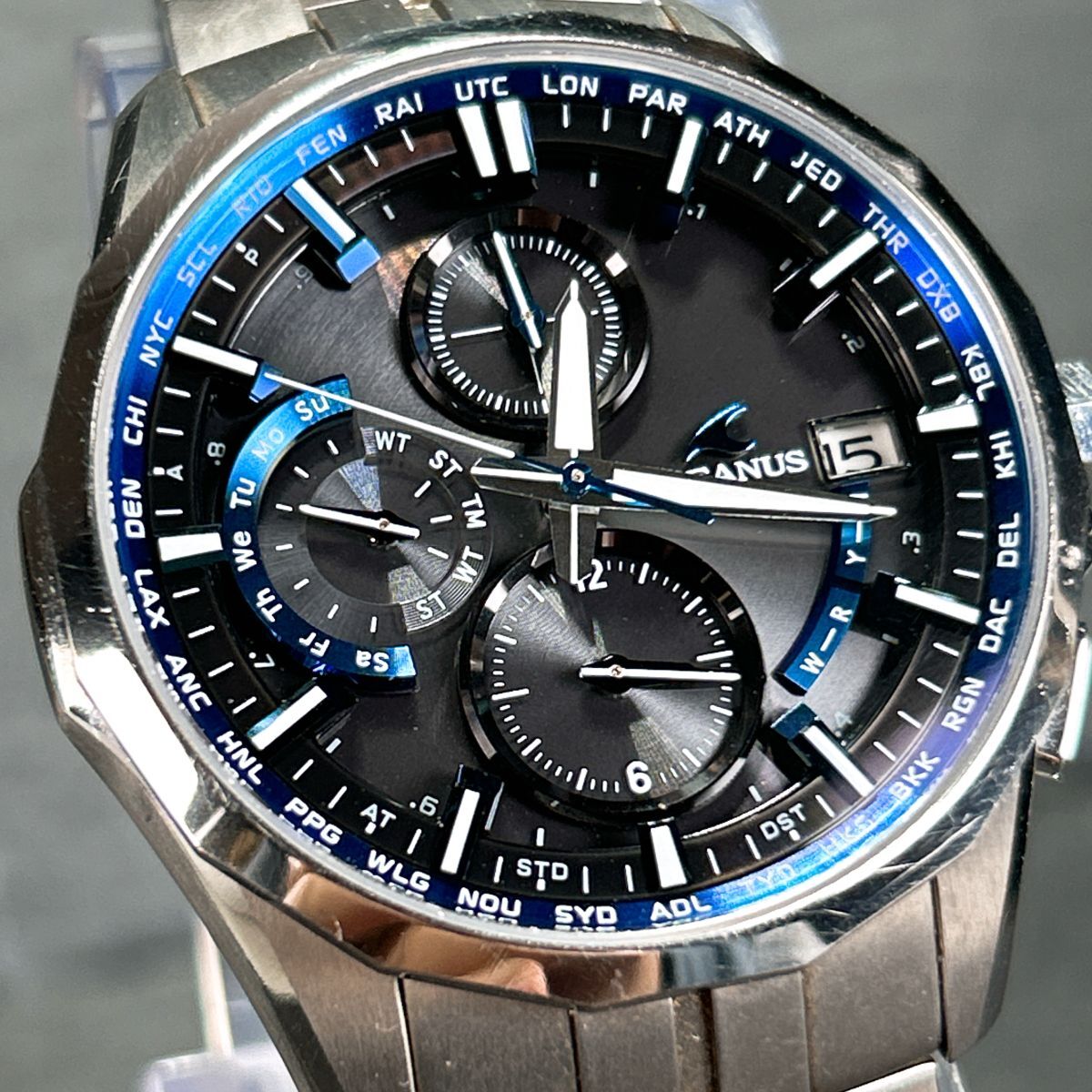 美品 CASIO OCEANUS カシオ オシアナス マンタ Manta OCW-S3000 美品 CASIO OCEANUS カシオ オシアナス マンタ Manta OCW-S3000