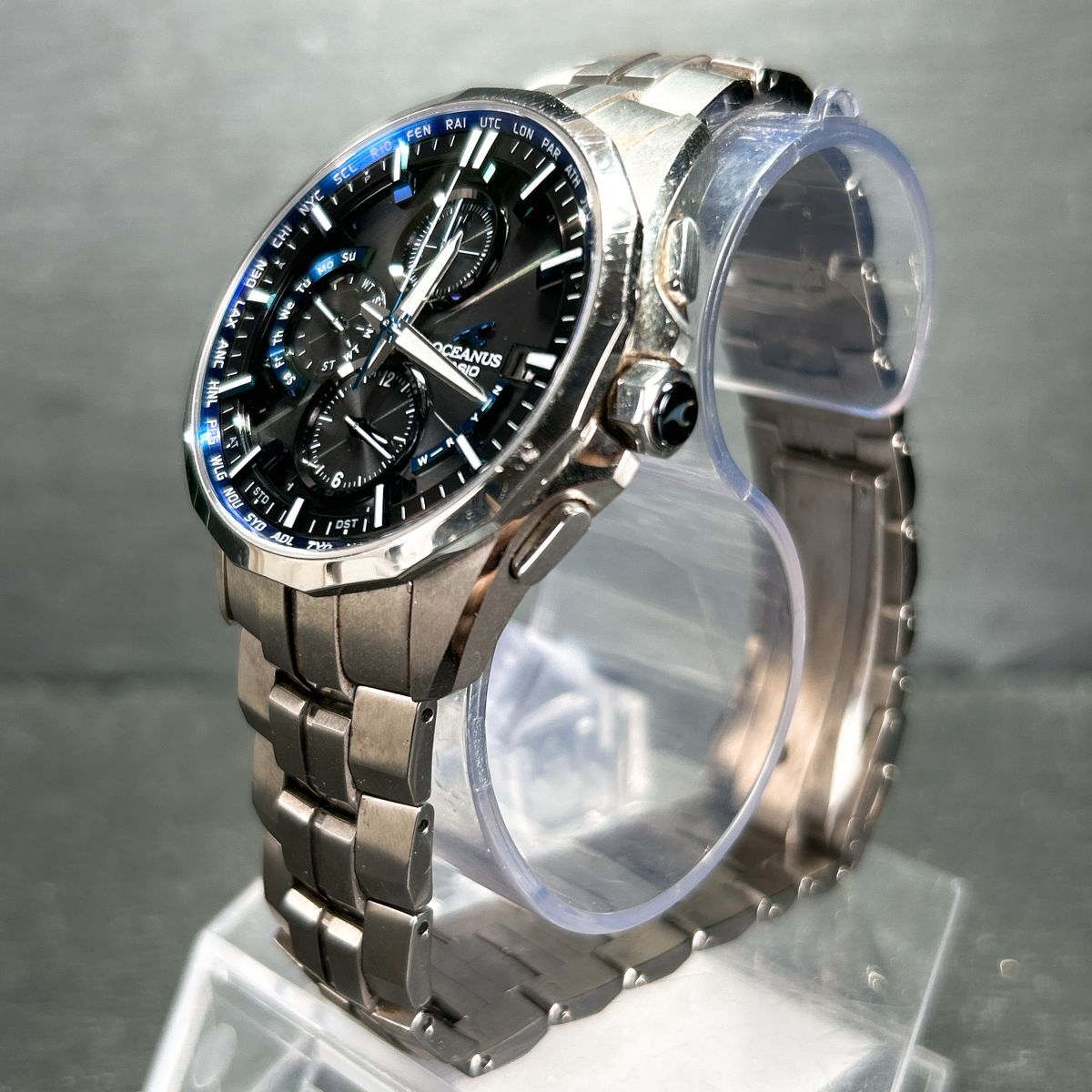 美品 CASIO OCEANUS カシオ オシアナス マンタ Manta OCW-S3000 美品 CASIO OCEANUS カシオ オシアナス マンタ Manta OCW-S3000