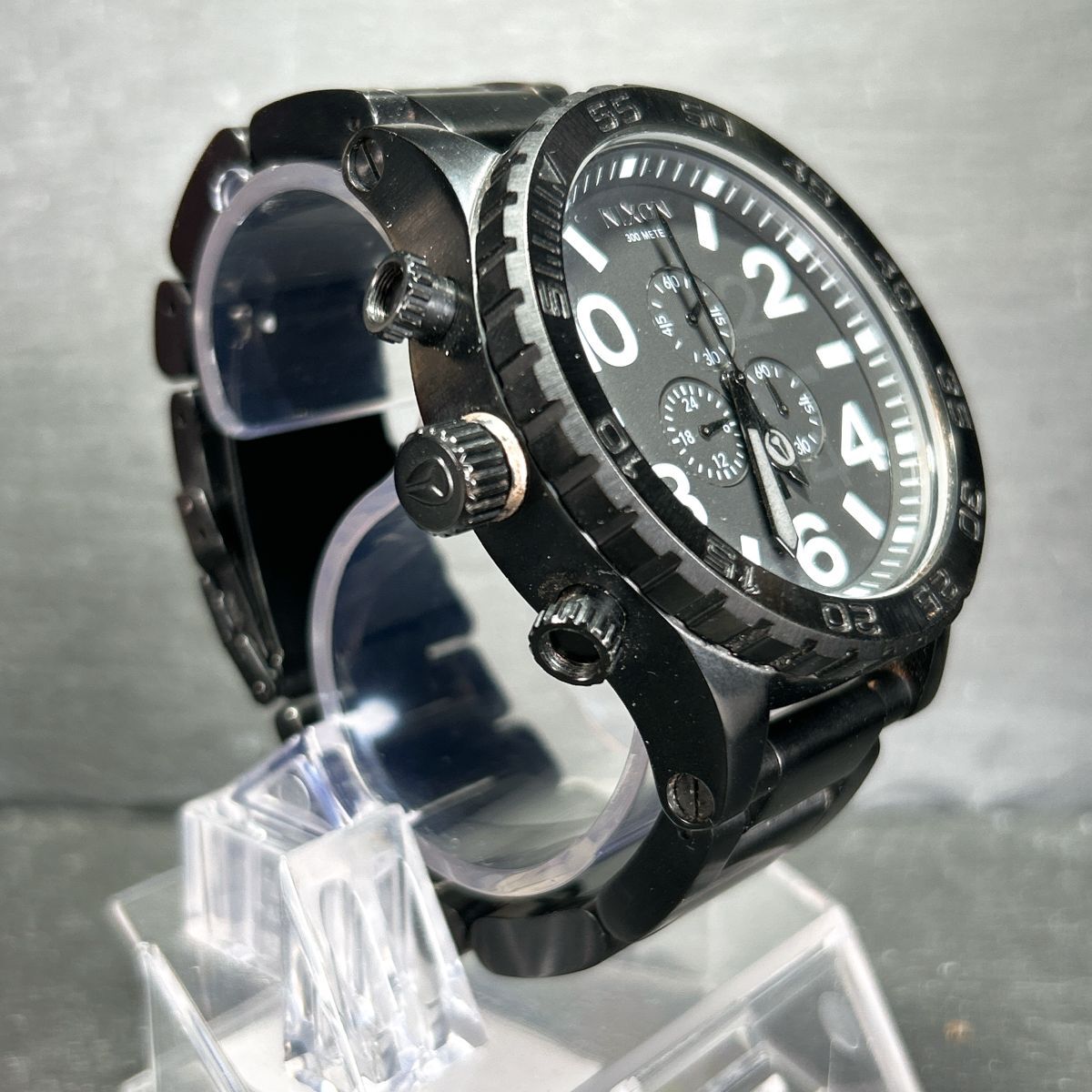 美品 NIXON ニクソン 51-30 CHRONO A083-001 腕時計 クオーツ 美品 NIXON ニクソン 51-30 CHRONO A083-001 腕時計 クオーツ