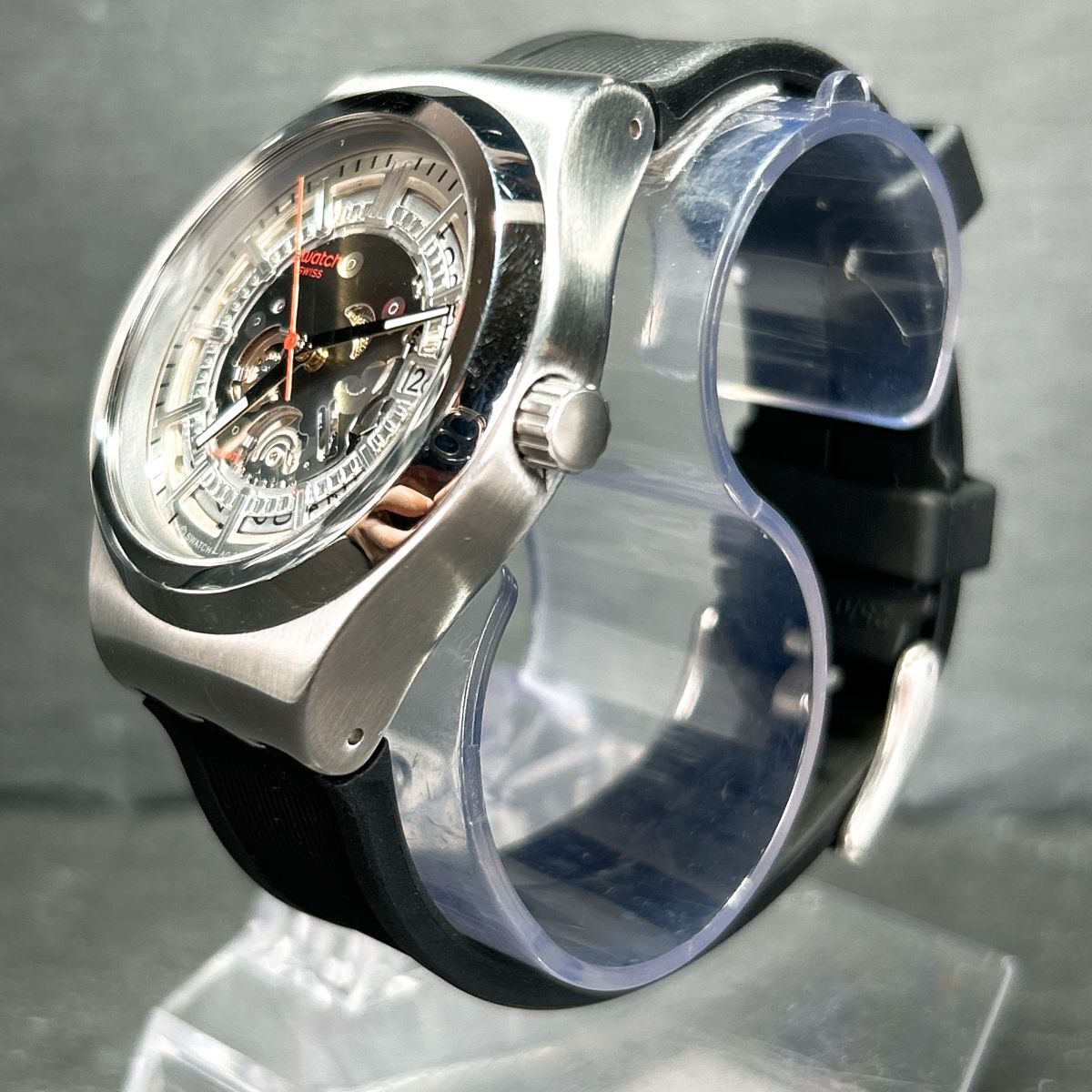 美品 SWATCH スウォッチ IRONY アイロニー Sistem51 Through 美品 SWATCH スウォッチ IRONY アイロニー Sistem51 Through