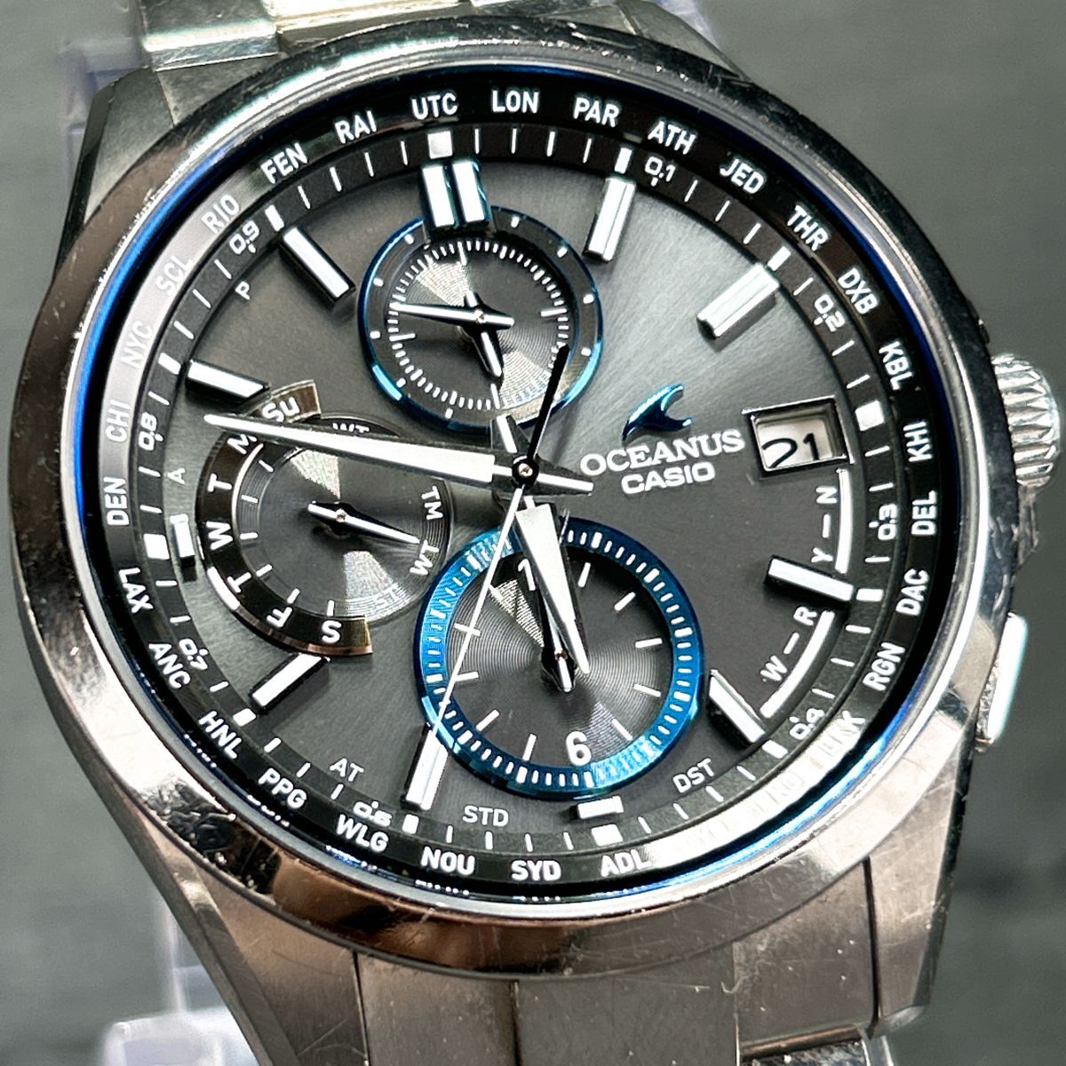 美品 CASIO カシオ OCEANUS オシアナス 腕時計 OCW-T2600-1AJF 美品 CASIO カシオ OCEANUS オシアナス 腕時計 OCW-T2600-1AJF