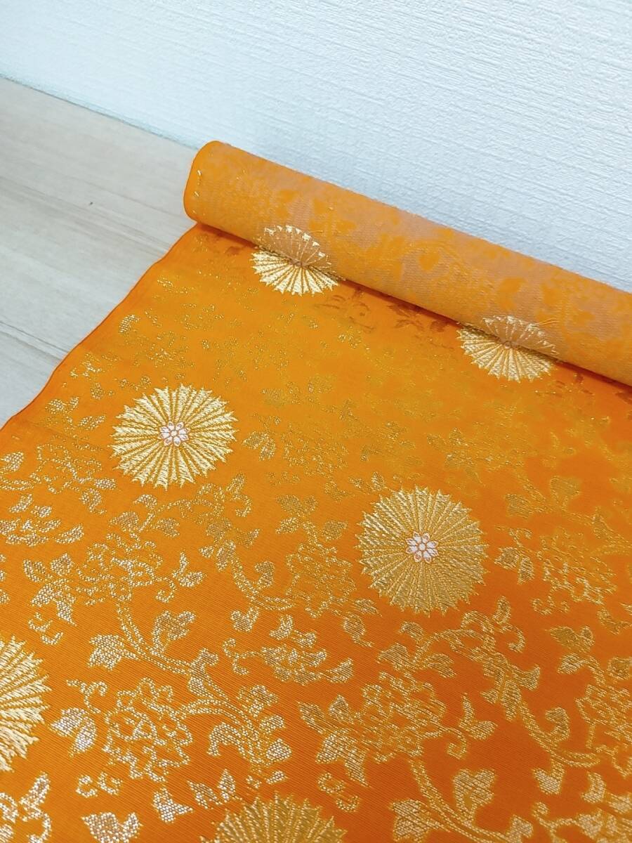 美品 保管品 日蓮宗 反物 正絹 金襴 絹織物 生地 法衣 法要 葬儀 美品 保管品 日蓮宗 反物 正絹 金襴 絹織物 生地 法衣 法要 葬儀