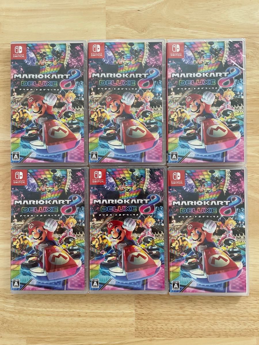 新品シュリンク未開封 6個セット Nintendo Switch マリオカート 新品シュリンク未開封 6個セット Nintendo Switch マリオカート