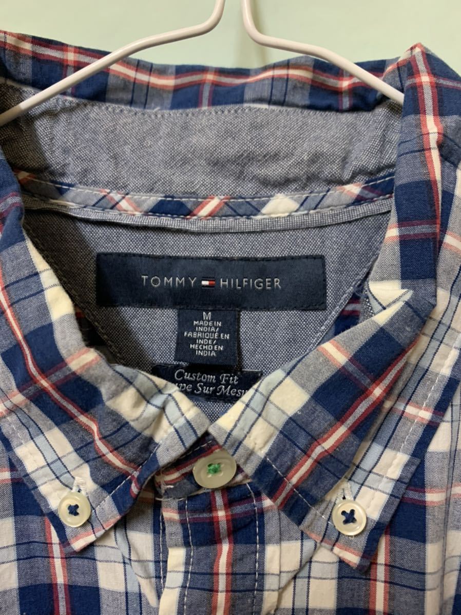 トミーヒルフィガー　チェック　シャツ　長袖　メンズ　サイズ Ｍ　TOMMY HILFIGER