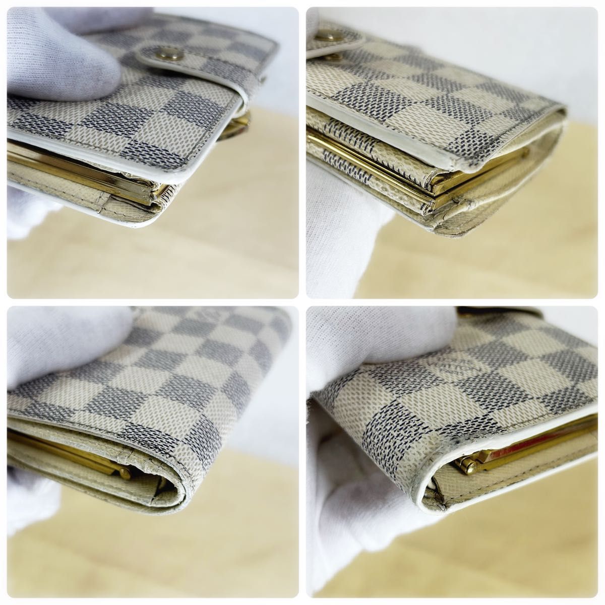美品 ルイヴィトン ポルトモネビエ ヴィエノワ アズール ガマ口 美品 ルイヴィトン ポルトモネビエ ヴィエノワ アズール ガマ口