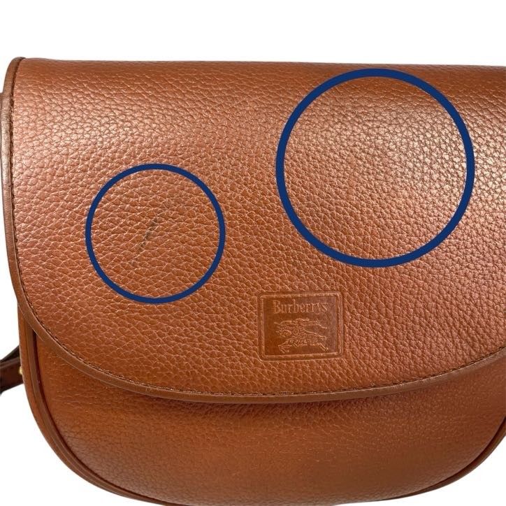 BURBERRY バーバリー ショルダーバッグ ブラウン レザー ノバ BURBERRY バーバリー ショルダーバッグ ブラウン レザー ノバ