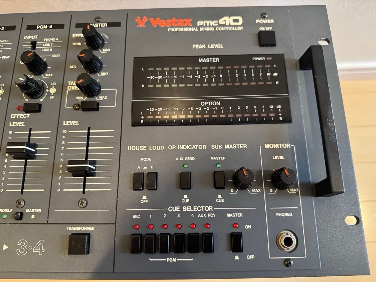 VESTAX PMC40 DJミキサー メンテ済み 良品|Yahoo!フリマ(旧 VESTAX PMC40 DJミキサー メンテ済み 良品|Yahoo!フリマ(旧