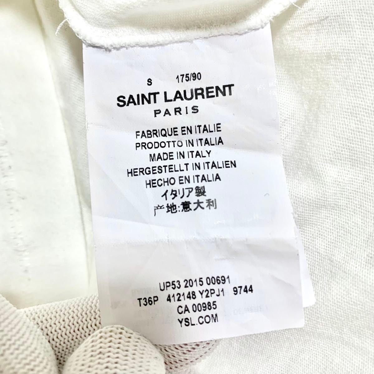 SAINT LAURENT PARIS エディ期 トライアングル Tシャツ S|Yahoo SAINT LAURENT PARIS エディ期 トライアングル Tシャツ S|Yahoo