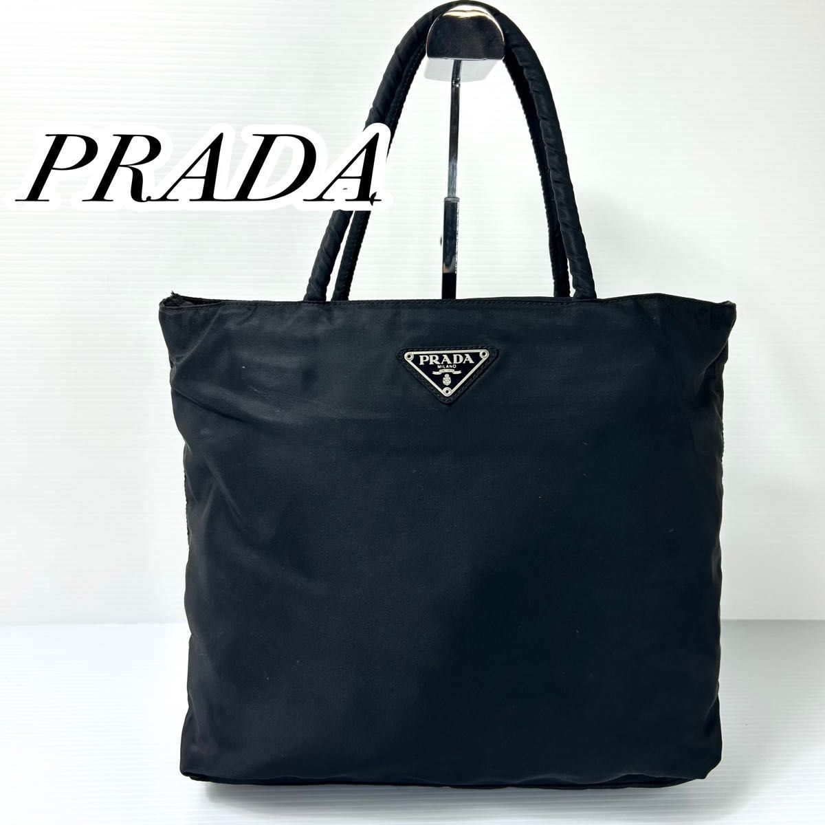PRADA プラダ トートバッグ 三角プレート 白タグ ナイロン PRADA プラダ トートバッグ 三角プレート 白タグ ナイロン