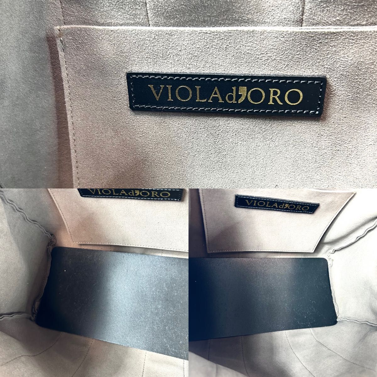 極美品 VIOLAd'ORO ヴィオラドーロ 2way ショルダーバッグ A4 極美品 VIOLAd'ORO ヴィオラドーロ 2way ショルダーバッグ A4