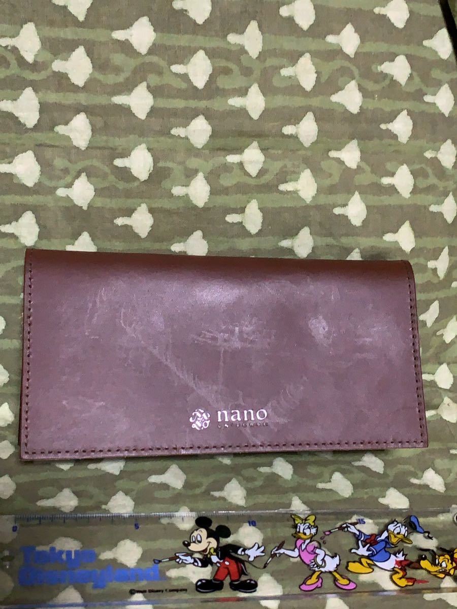 nanoユニバース　ナノユニバース　二つ折り財布 小銭入れ ブラウン_画像4