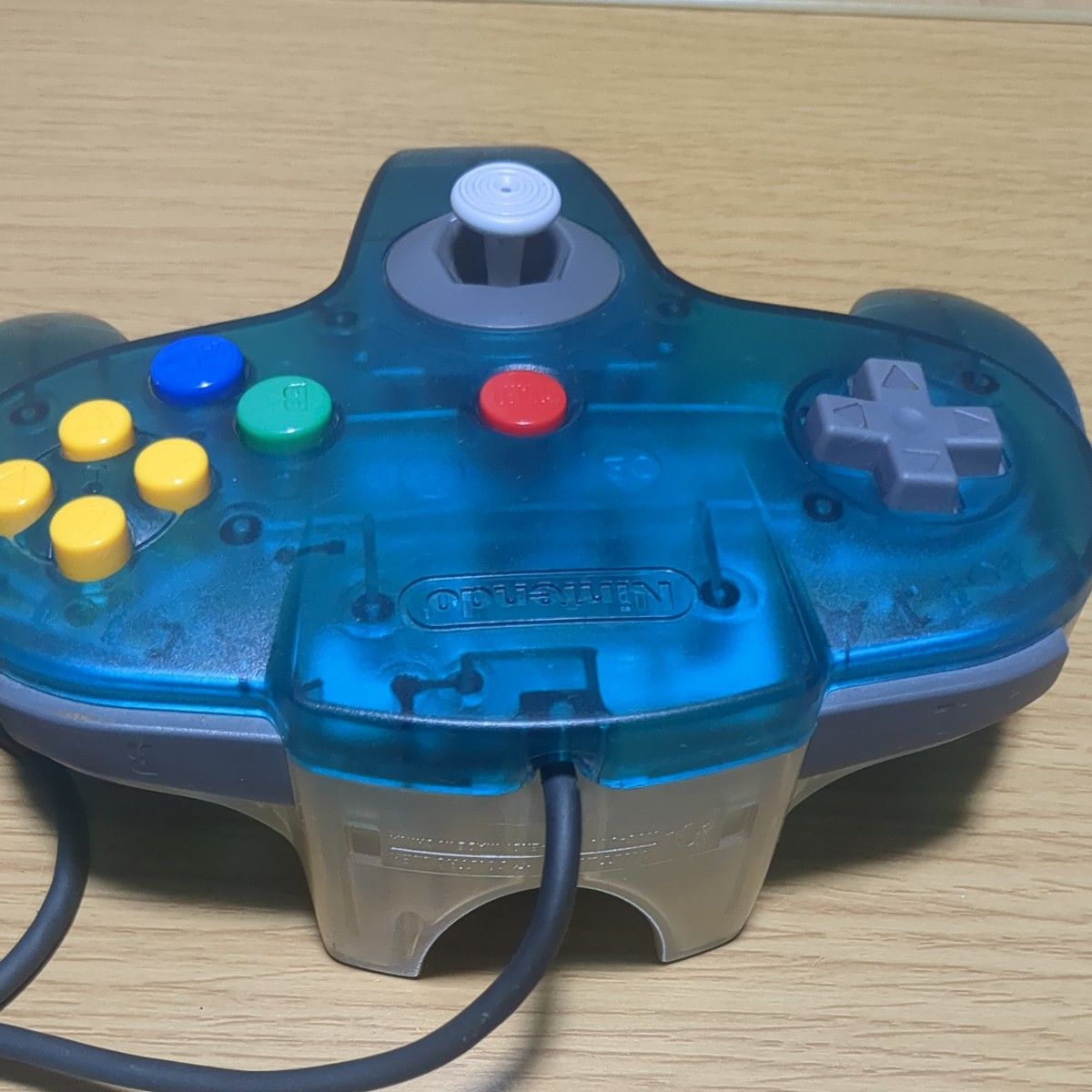動作未確認】ニンテンドー64 コントローラー クリアブルー 動作未確認】ニンテンドー64 コントローラー クリアブルー