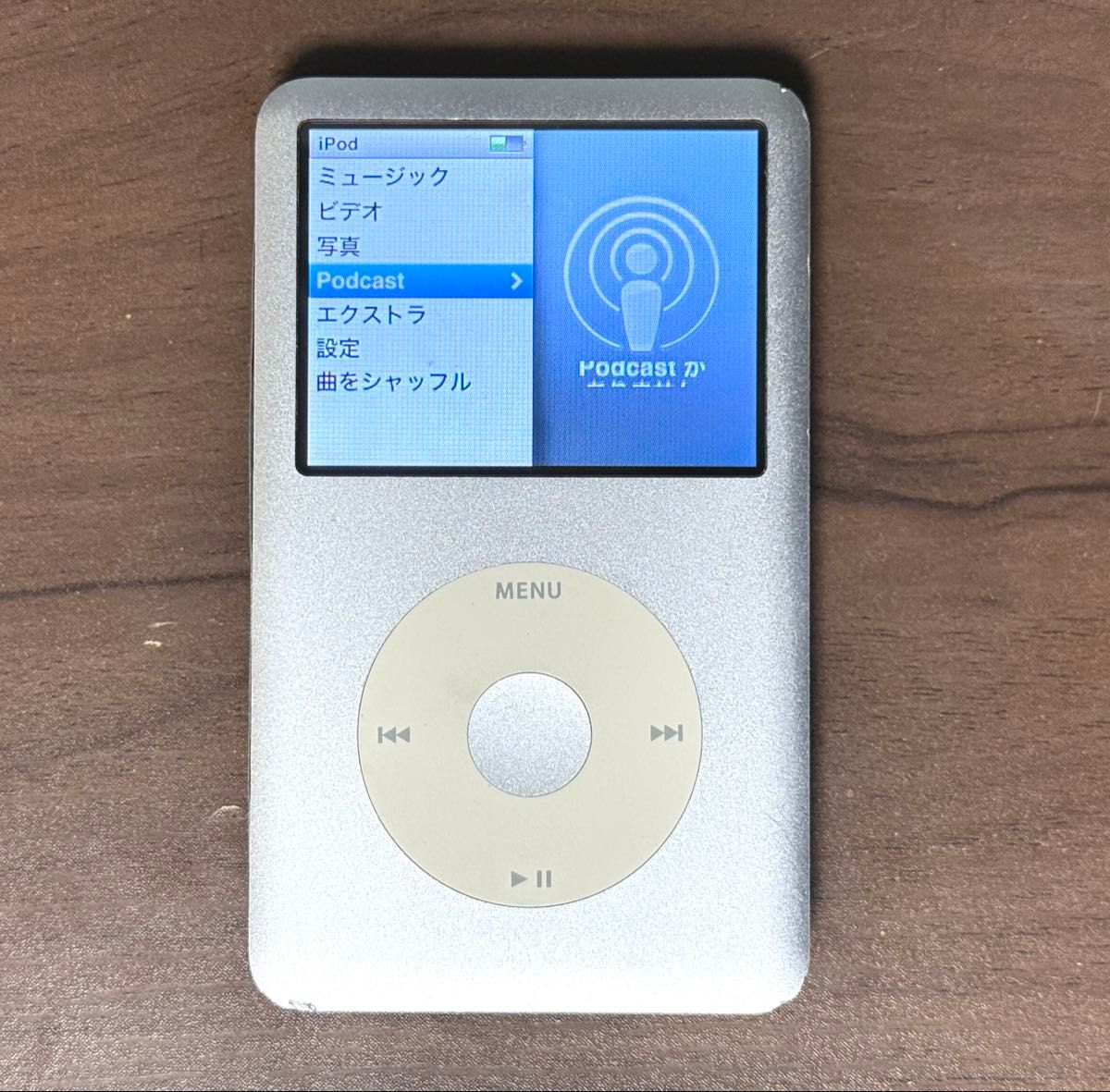 通電確認済み】 レア iPod classic 第6世代 80GB シルバー Apple 通電確認済み】 レア iPod classic 第6世代 80GB シルバー Apple