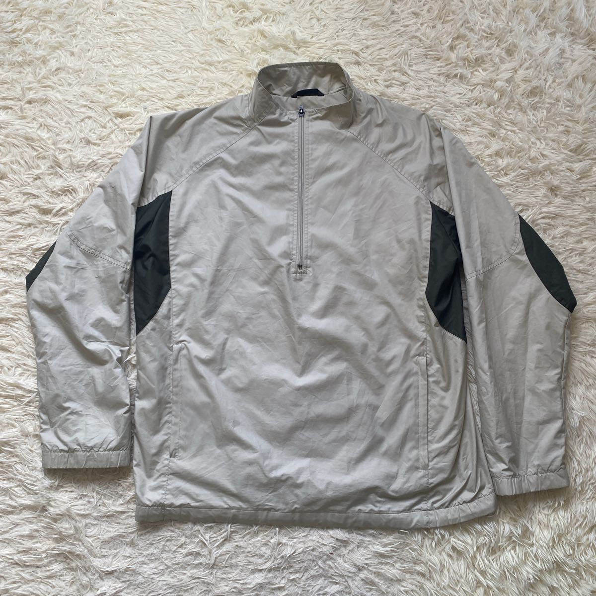 NIKE GOLFナイキゴルフ ハーフジップ半袖ナイロンジャケット L NIKE GOLFナイキゴルフ ハーフジップ半袖ナイロンジャケット L