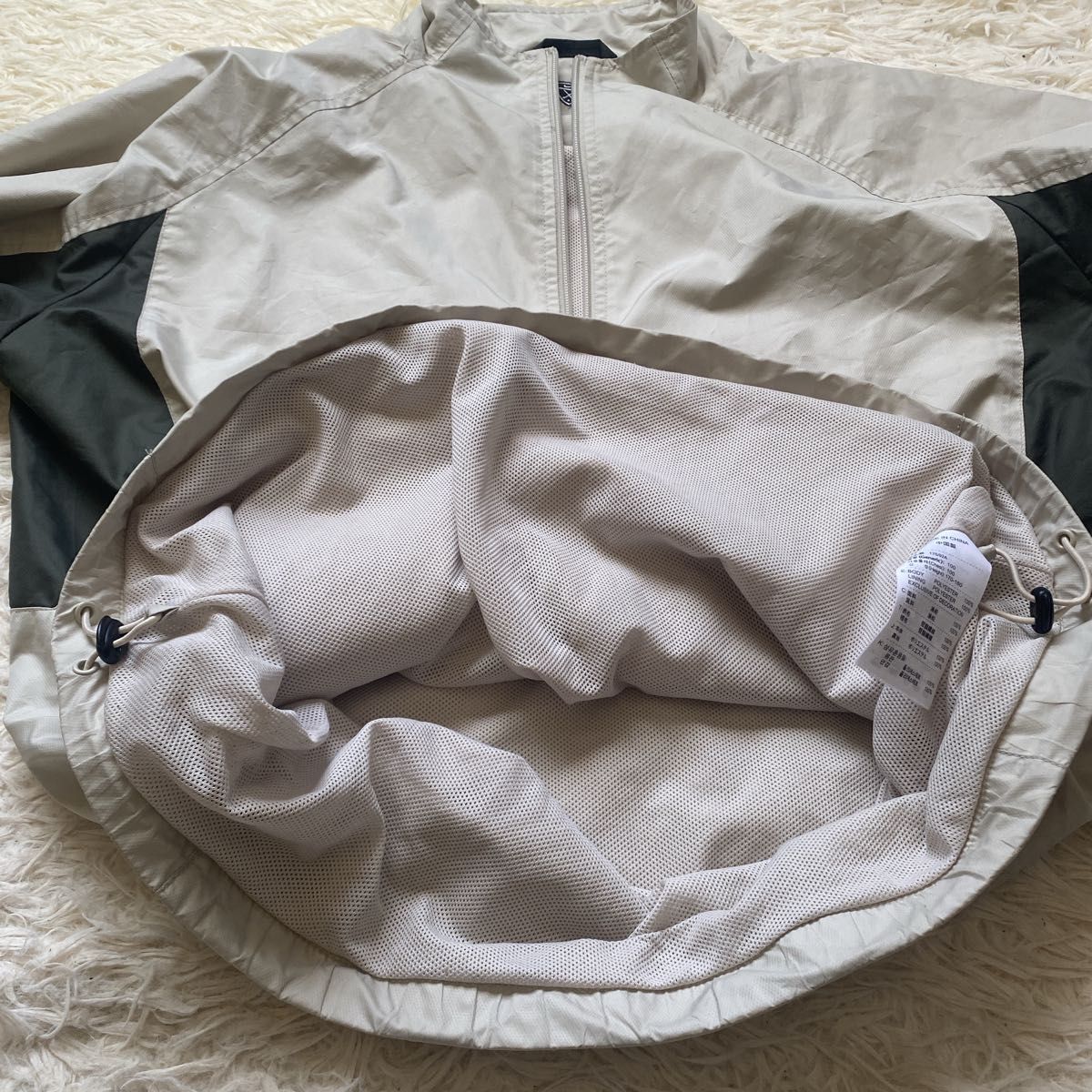 NIKE GOLFナイキゴルフ ハーフジップ半袖ナイロンジャケット L NIKE GOLFナイキゴルフ ハーフジップ半袖ナイロンジャケット L