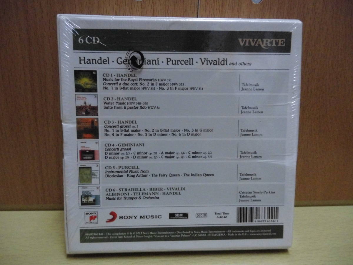 *【6CD】V.A./ HANDEL,GEMINIANI,PURCELL,VIVALDI and others（輸入盤・未開封品）88697963342_画像5