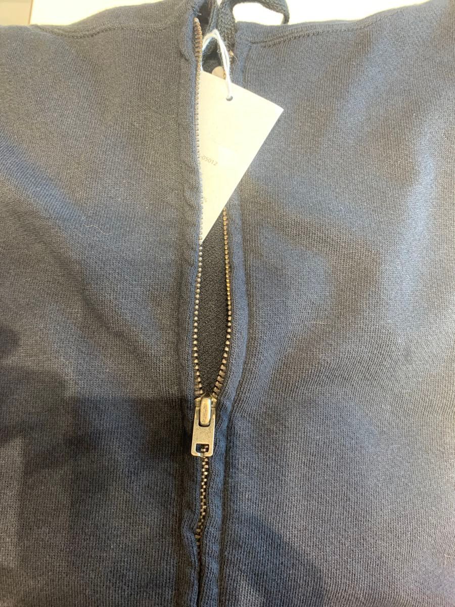 2 COMOLI LW コットン裏毛 ジップパーカ BLACK 25SS パーカー 2 COMOLI LW コットン裏毛 ジップパーカ BLACK 25SS パーカー