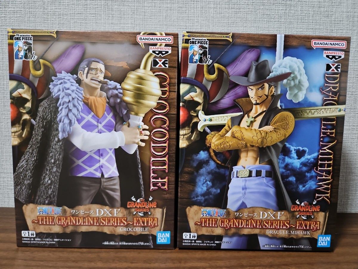 ワンピース DXF フィギュア 【ミホーク & クロコダイル】2点 ワンピース DXF フィギュア 【ミホーク & クロコダイル】2点