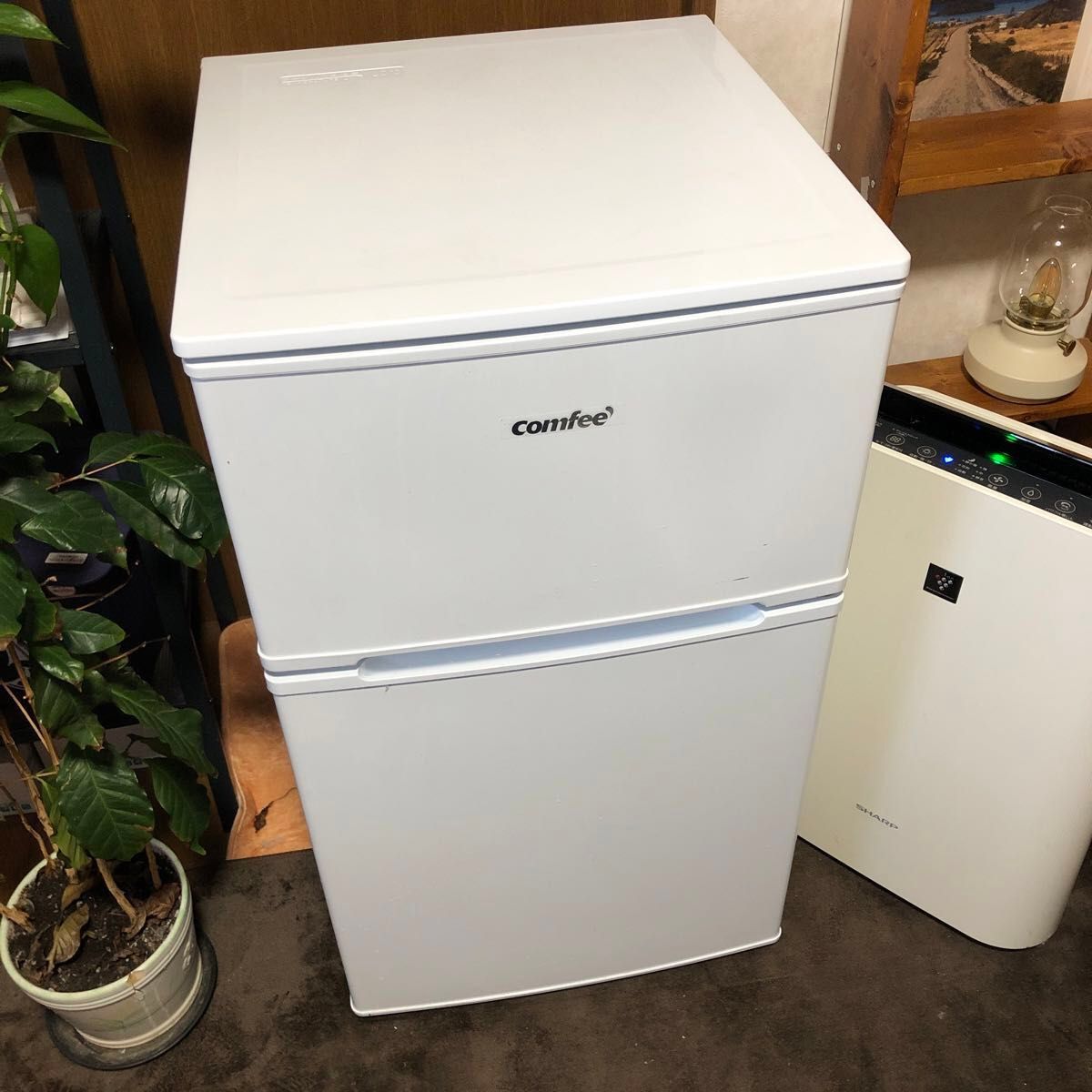 comfee 冷蔵庫・冷凍庫 90L2ドア右開きホワ イト RCT90WH/E comfee 冷蔵庫・冷凍庫 90L2ドア右開きホワ イト RCT90WH/E