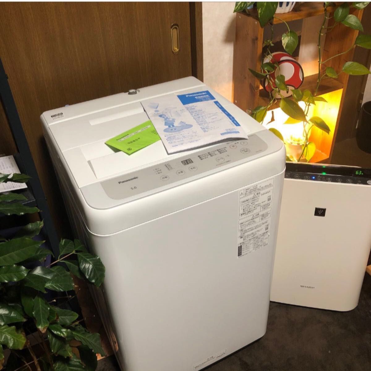 Panasonic 5 0kg 全自動洗濯機 2023年製 中古美品 動作確認済 Panasonic 5 0kg 全自動洗濯機 2023年製 中古美品 動作確認済