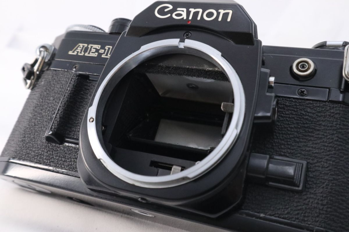 Canon キヤノン キャノン AE-1 ブラックボディ MFフィルムカメラ (f02093)