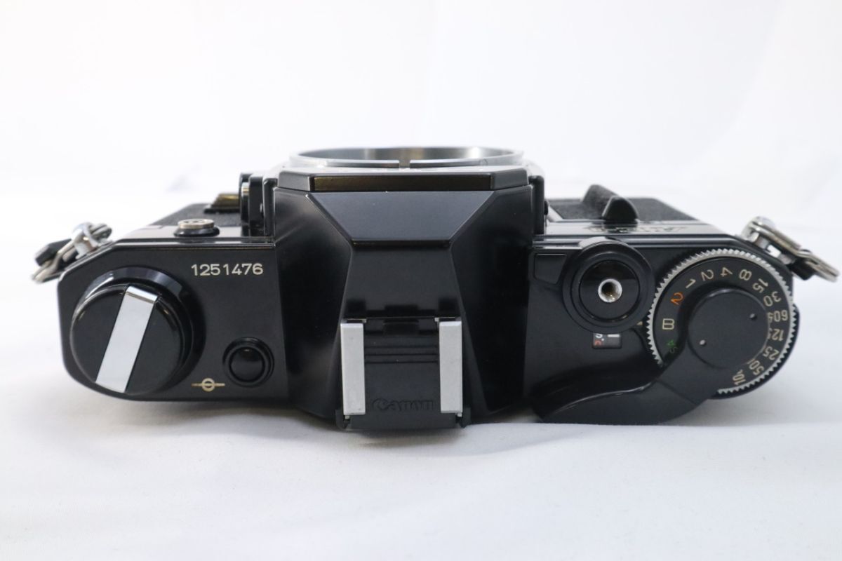 Canon キヤノン キャノン AE-1 ブラックボディ MFフィルムカメラ (f02093)
