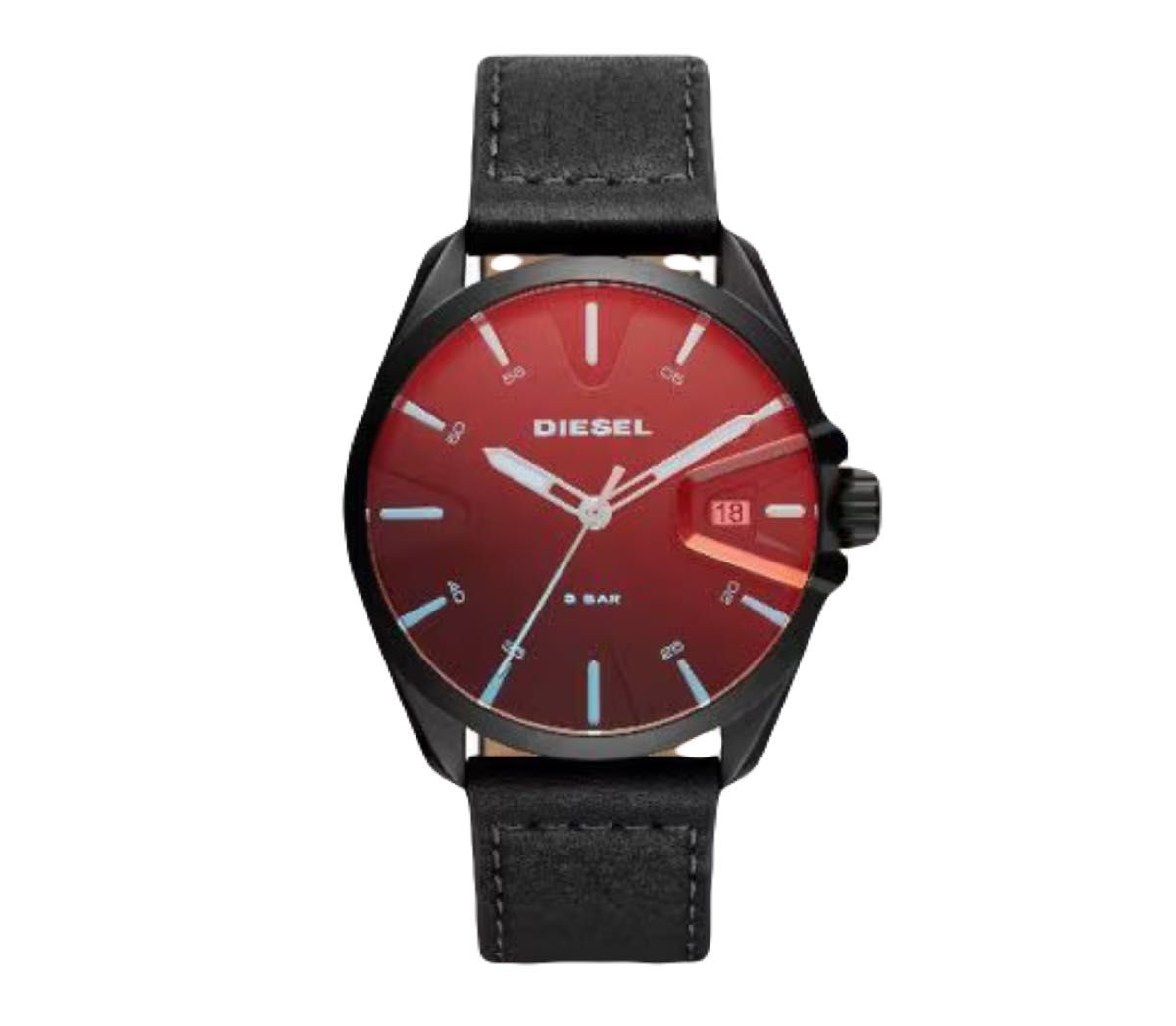 DIESEL/ディーゼル】腕時計 アナログ レザー ブラック 人気 DIESEL/ディーゼル】腕時計 アナログ レザー ブラック 人気