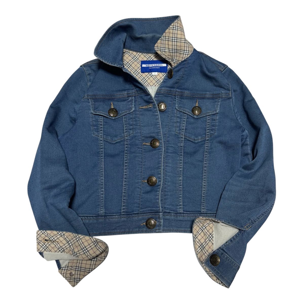 BURBERRY BLUELABEL バーバリーブルーレーベル ソフト デニム BURBERRY BLUELABEL バーバリーブルーレーベル ソフト デニム