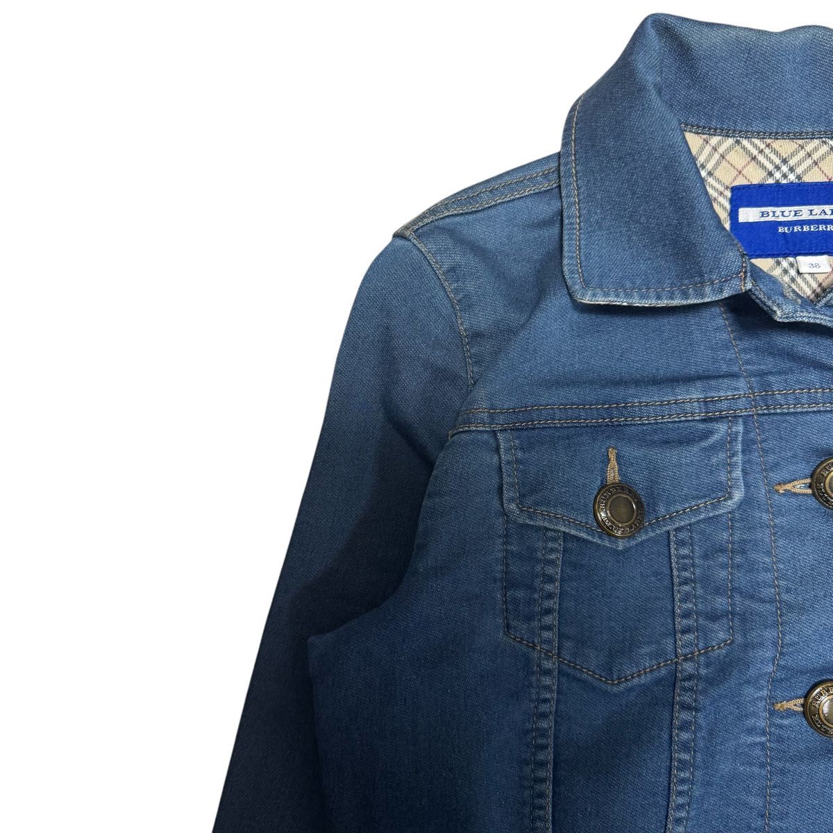 BURBERRY BLUELABEL バーバリーブルーレーベル ソフト デニム BURBERRY BLUELABEL バーバリーブルーレーベル ソフト デニム