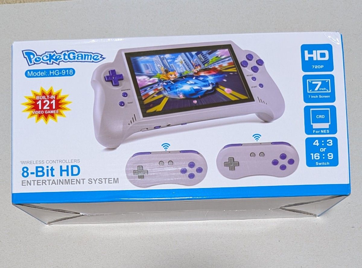 ファミコン互換機 poketgame 7インチ nes HD720p fc 黒 動作確認 ファミコン互換機 poketgame 7インチ nes HD720p fc 黒 動作確認