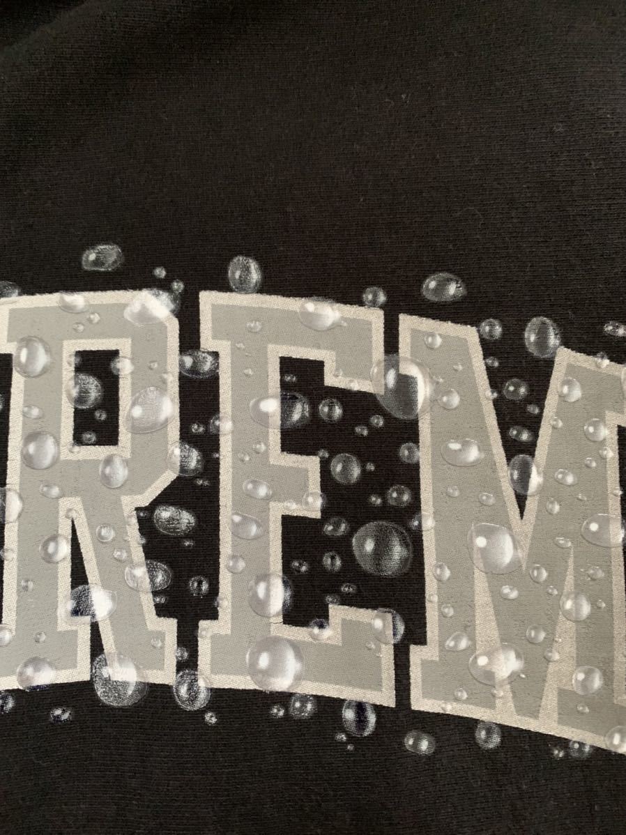 【送料無料】Supreme シュプリーム　アーチロゴパーカー　18AW Water Arc Logo Hooded Sweat shirt サイズM ブラック　　定価26000円+税_画像4