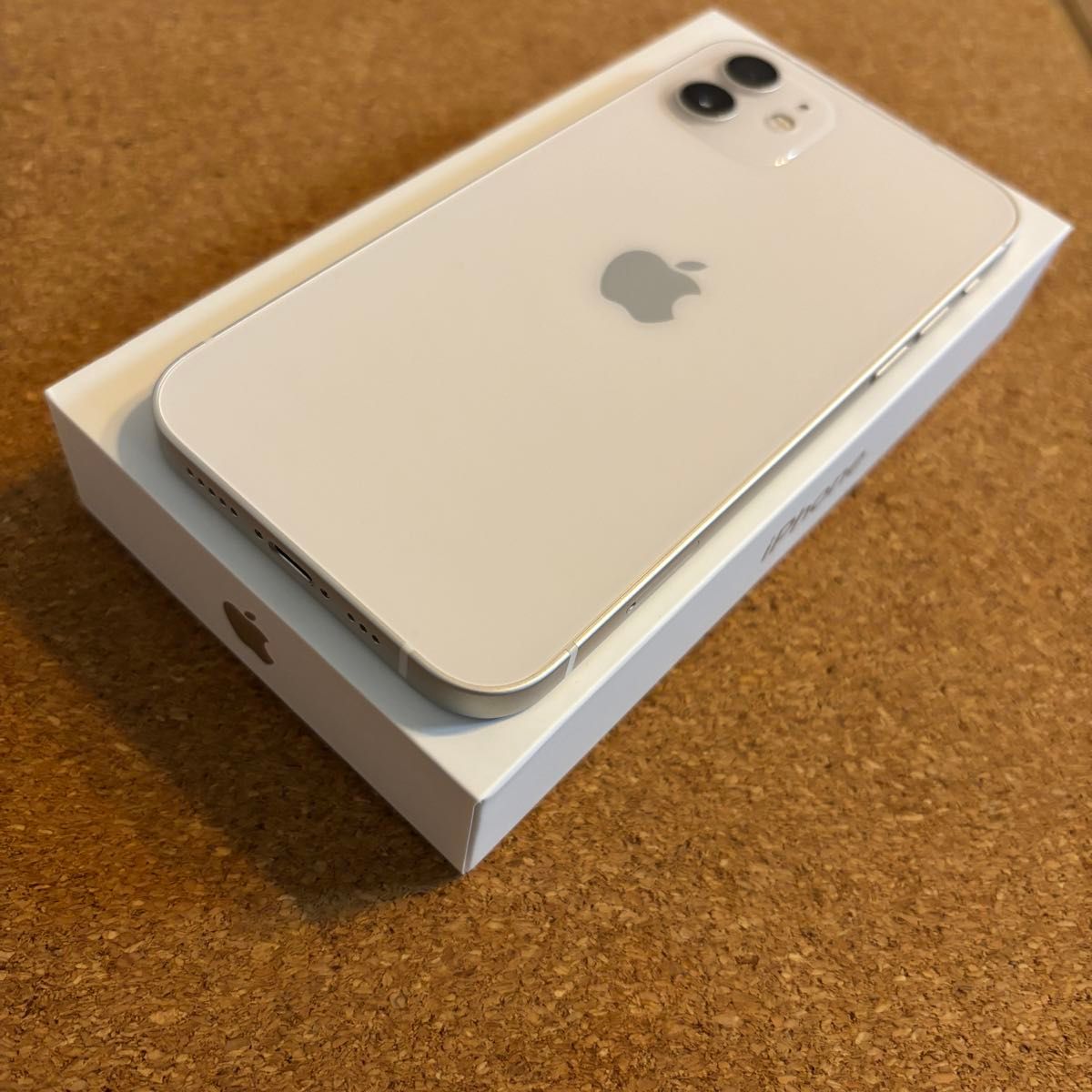 美品】Apple iPhone 12 ホワイト 64GB 本体 箱付き iPhone12 SIM 美品】Apple iPhone 12 ホワイト 64GB 本体 箱付き iPhone12 SIM