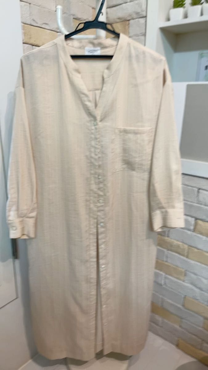 ロングカーディガン ロングシャツ ロングコート ワンピース長袖 薄手ロングシャツ オーバーサイズ ゆったり 大きめ 未使用 春夏