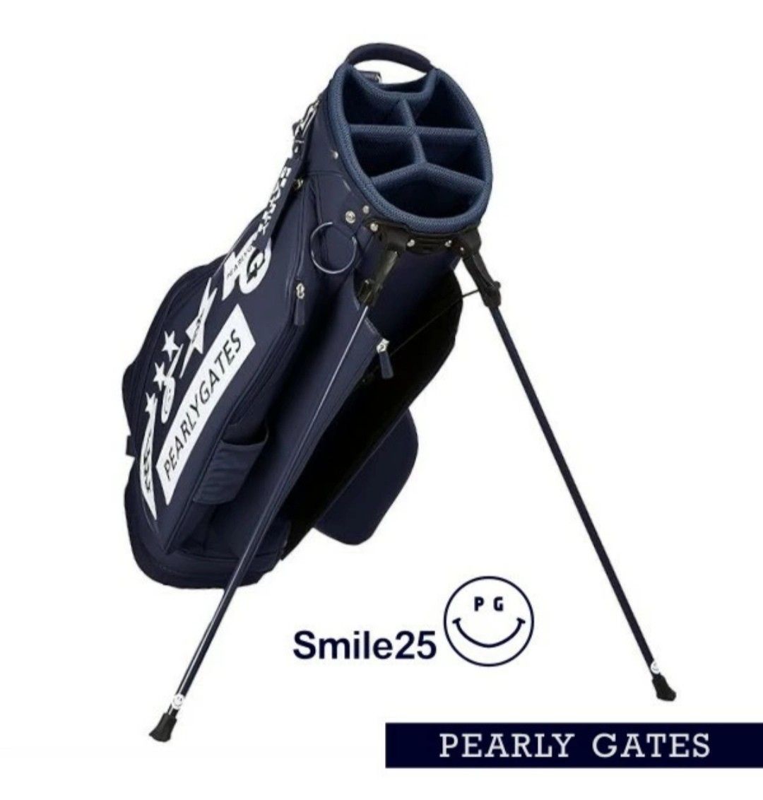 PEARLY GATES キャディバッグ スタンド式 Smile25 新品・未使用 PEARLY GATES キャディバッグ スタンド式 Smile25 新品・未使用