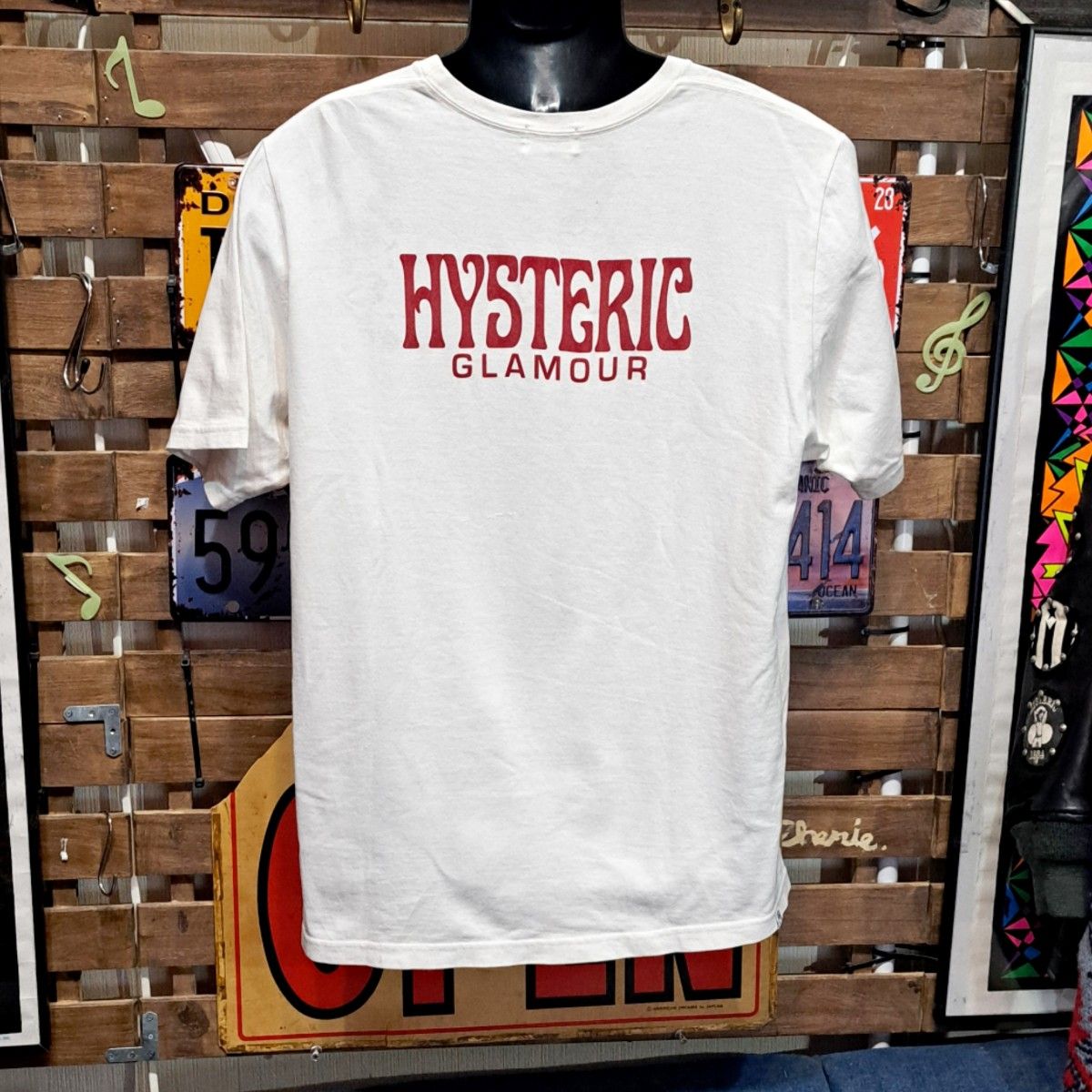 HYSTERIC GLAMOUR ヒステリックグラマー デッドベア プリント HYSTERIC GLAMOUR ヒステリックグラマー デッドベア プリント