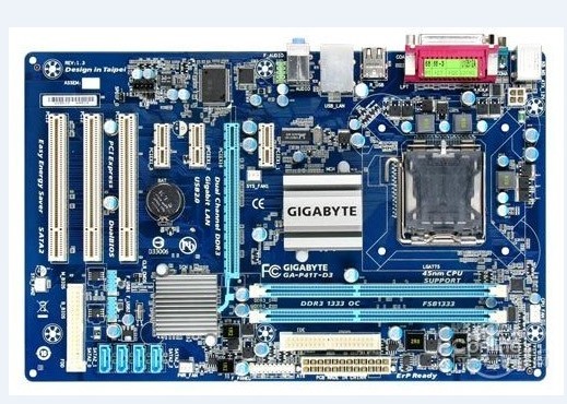 美品 GIGABYTE GA-P41T-D3 マザーボード Intel G41 LGA 775 ATX DDR3の画像1