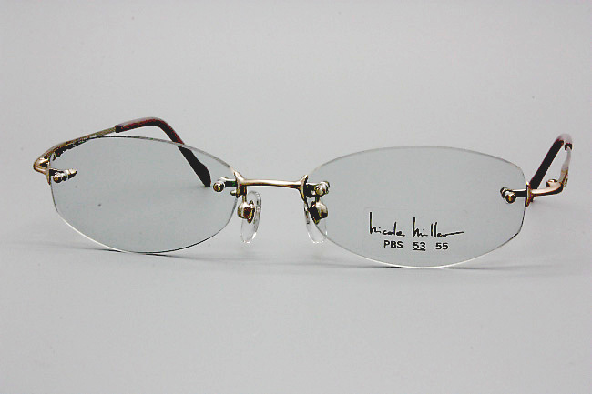 【未使用・新品】HOYA hicole hiller eyewear ヒコル ヒラー ツーポイント NML015 53□17 135 WPBS MADE IN JAPAN HH-04_画像2