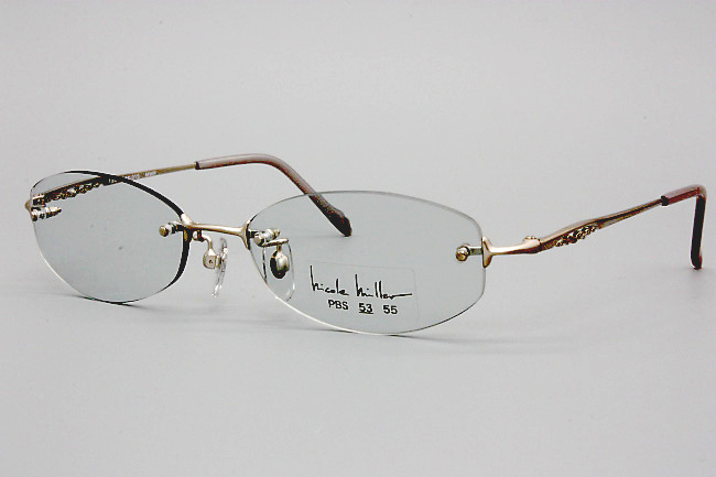 【未使用・新品】HOYA hicole hiller eyewear ヒコル ヒラー ツーポイント NML015 53□17 135 WPBS MADE IN JAPAN HH-04_画像4