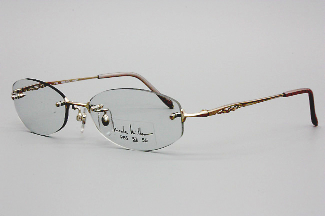 【未使用・新品】HOYA hicole hiller eyewear ヒコル ヒラー ツーポイント NML015 53□17 135 WPBS MADE IN JAPAN HH-04_画像5