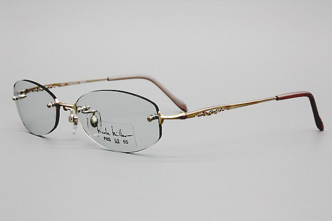 【未使用・新品】HOYA hicole hiller eyewear ヒコル ヒラー ツーポイント NML015 53□17 135 WPBS MADE IN JAPAN HH-04_画像6