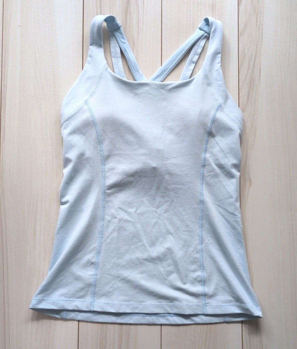 ルルレモン lululemon ヨガトップス タンクトップ サイズ6 水色 ルルレモン lululemon ヨガトップス タンクトップ サイズ6 水色